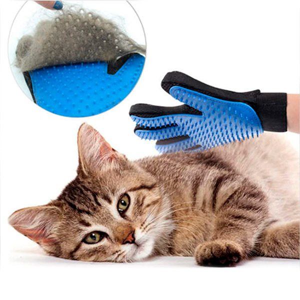 Grooming Glove for Pets manusi-descurcat-blana-pisici-caini-00